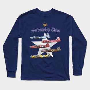 8th Airforce AssemBly Ships Long Sleeve T-Shirt